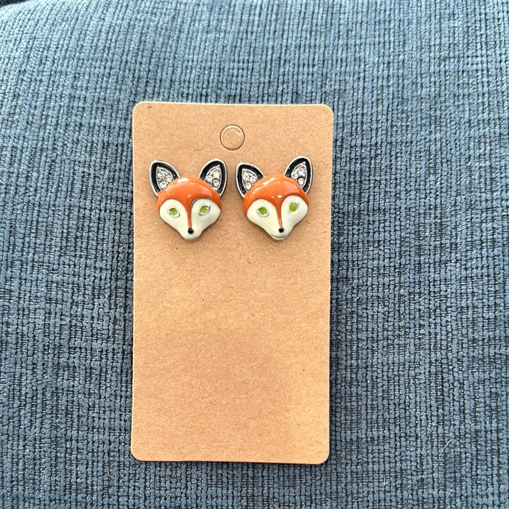 Fox earrings